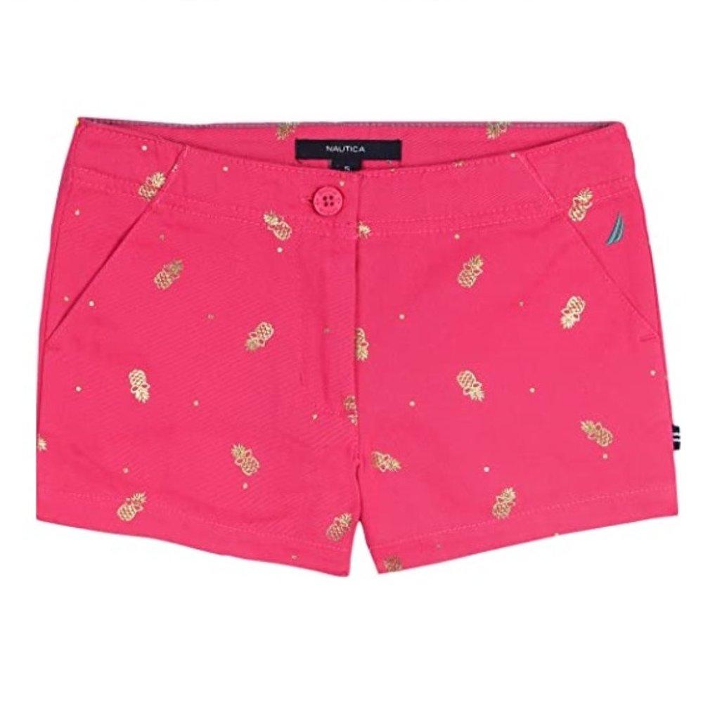 NAUTICA Pineapple Printed Girl Shorts Pink
